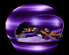Purple cocoon lounge