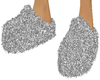 m slippers gray