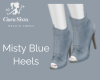 Misty Blue Heels
