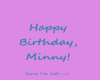 Minny's Birthday Room