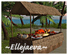 Island Luau Buffet Table