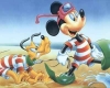 Mickey and Pluto