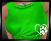 Green Tied RL Top