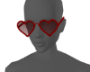 VF hearts glasses red