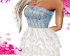 *cp*Denim and Lace Dress