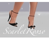 Black Bow Heels