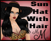 MM~ Sun Hat With Hair