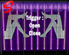 Animated Neon Curtains