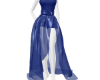 Royal Blue Simple Gown