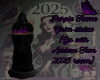 Purple Flame Grim statue