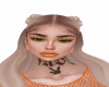 bichota orange makeup