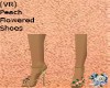 (VR) Peach Flower Shoes
