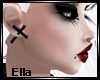 [Ella] Cross Earrings