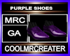 PURPLE SHOES