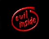 Evil Inside Sticker