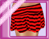 teen skirt red/blk