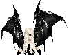 [S]Bat Wings Blk-Silver