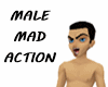 MALE MAD ACTION POSE