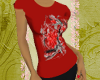 (MSis) Red Rose T-shirt