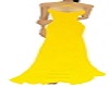 yellow CAZ evening gown
