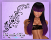 Maila Hair Black/Purple