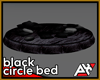 AX Black Circle Bed