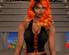 !! Blk Leather Fire Top