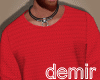 [D] Shark red sweater