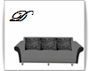 Gray sofa Retro