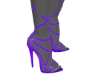 Neon Indigo Pearl Heels