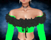 Green Fur Top