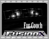 Midnight Fur Couch