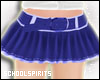 ❥ blue uniform skirt