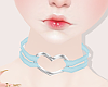🍌 Heart collar Blue