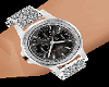 Silver Classy Watch L,F.