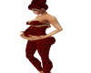 {M}9M Maternity Red&Gold