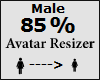 Avatar scaler 85% Male