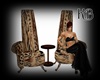 KT CHAT LEOPARD CHAIR