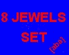 [aba] Pat set 8 jewels