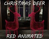 Christmas Deer Red Anima
