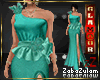 zZ Gown Flower Teal