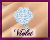 (V)Flawless blue diamond