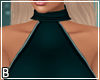 Teal Zipper Dress