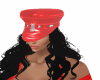 Hat P! red latex