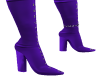 long purple boots