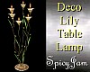 Deco Lily Table Lamp pnk