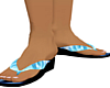 (RD) Blue Ice Sandals