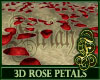 3D Rose Petals