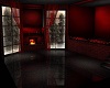 red winter apartment