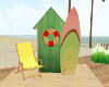 Beach hut set